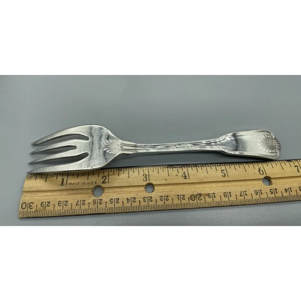 Towle Boston Shell‎ Silverplate Lot of 7 Salad Forks